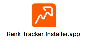 RankTrackerのインストーラーファイルの画像